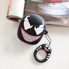 Vỏ Bọc AirPod Venom Silicon Dẻo - Phụ Kiện Tai Nghe AirPods 1 2 Siêu Cute, Thiết Kế Chất Đẹp và Tinh Tế