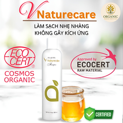 Dầu Gội Thảo Mộc Vnaturecare 300mL - Organic Giảm Hư Tổn, Chắc Khỏe Tóc & Không Kích Ứng Da Đầu, Giải Pháp Chăm Sóc Tóc Tự Nhiên