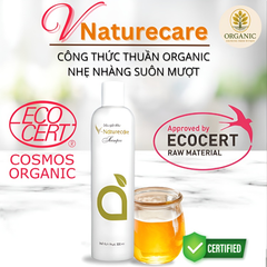 Dầu Gội Thảo Mộc Vnaturecare Organic 300mL - Giảm Rụng, Ngăn Gàu, Dưỡng Tóc Khỏe Mượt, Không Kích Ứng Da Đầu