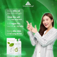 Dầu Xả Vnaturecare Organic 300ml - Phục Hồi Tóc Hư Tổn, Giảm Rụng, Chăm Sóc Tóc Yếu, Thảo Dược Tự Nhiên, Phù Hợp Da Đầu Nhạy Cảm