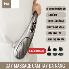Máy massage cá heo cầm tay cao cấp sạc Pin, cây massage cầm tay