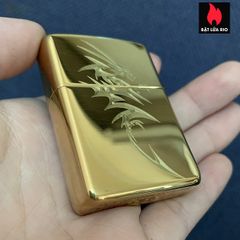Zippo 254B Khắc Rồng 88 - Bật Lửa Zippo Khắc CNC Sang Trọng, Quà Tặng Độc Đáo cho Người Yêu Thích Sưu Tầm