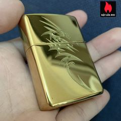 Zippo 254B Khắc Rồng 88 - Bật Lửa Zippo Khắc CNC Sang Trọng, Quà Tặng Độc Đáo cho Người Yêu Thích Sưu Tầm