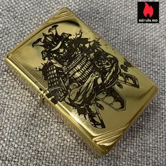 Zippo 270 Khắc Samurai - Bật Lửa Zippo Khắc Laser Sâu Độc Đáo, Quà Tặng Hấp Dẫn cho Fan Anime và Văn Hóa Nhật Bản