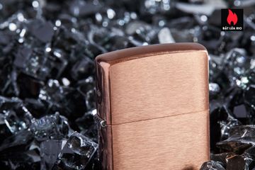 Bật Lửa Zippo Đồng Đỏ Nguyên Khối 48107 - Vỏ Đồng Nguyên Khối, Ruột Thép Không Gỉ Mạ Đen, Quà Tặng Cao Cấp 2022