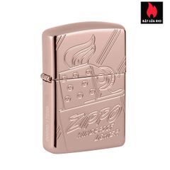 Bật Lửa Zippo Script 48768 - Sưu Tầm Giới Hạn Armor Rose Gold - Quà Tặng Sang Trọng Cho Fan Hâm Mộ
