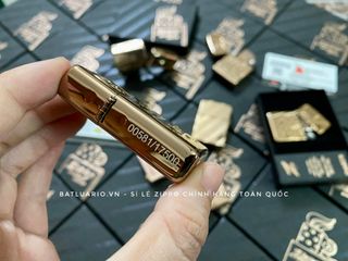 Bật Lửa Zippo Script 48768 - Sưu Tầm Giới Hạn Armor Rose Gold - Quà Tặng Sang Trọng Cho Fan Hâm Mộ