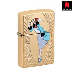 Bật Lửa Zippo Windy 85th Anniversary - Phiên Bản Giới Hạn 12500 Bản, Hình Ảnh Biểu Tượng Độc Đáo, Quà Tặng Sưu Tầm Sang Trọng