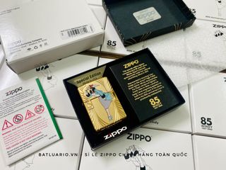 Bật Lửa Zippo Windy 85th Anniversary - Phiên Bản Giới Hạn 12500 Bản, Hình Ảnh Biểu Tượng Độc Đáo, Quà Tặng Sưu Tầm Sang Trọng