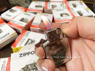 Ruột Bật Lửa Zippo Gas Butane Lửa Vàng Chính Hãng - Ngọn Lửa Màu Vàng, Tương Thích Tất Cả Các Dòng Vỏ Zippo, Dễ Sử Dụng, An Toàn