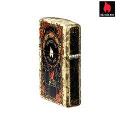 Bật Lửa Zippo 46774 - Bộ Sưu Tập Ngày Sáng Lập 2025, Đồng Thau Tumbled Brass, Họa Tiết Art Nouveau, Số Giới Hạn 5000 Chiếc, Quà Tặng Sang Trọng