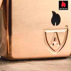 Bật Lửa Zippo Armor® Solid Copper Case - Bật Lửa Đồng Đỏ Cao Cấp Kỷ Niệm, Thời Trang và Sang Trọng Cho Người Yêu Zippo