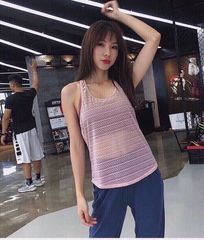 Áo Ba Lỗ Lưới Thể Thao Nữ Phong Cách Hàn Quốc - Thời Trang Năng Động, Khỏe Khoắn Cho Tập Gym, Yoga, Đi Chơi
