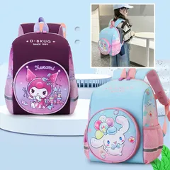 Balo cho bé đi học mẫu giáo 3-6 tuổi họa tiết hoạt hình KUROMI MELODY đáng yêu
