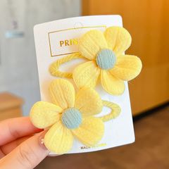Set 2 Kẹp Tóc Hình Hoa Nhiều Màu Dễ Thương Cho Bé