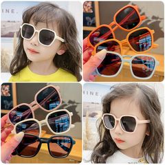 Kính mát trẻ em thời trang chống tia UV dành cho bé gái phong cách Hàn Quốc