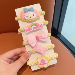 Cột Tóc, Buộc Tóc Gấu Dâu Hồng Lotso Cho Bé Xinh Xắn Đáng Yêu