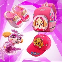 [Đội Chó Cứu Hộ] Dành cho bé đam mê chú Chó Phi Công Skye Balo, Nón, Dép Đội Chó Cứu Hộ Paw Patrol