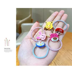 Dây buộc tóc cho bé gái Hộp 30 cột tóc nhiều họa tiết đáng yêu