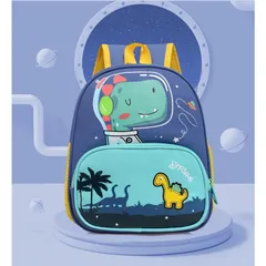 Balo cho bé đi học mẫu giáo 3-6 tuổi họa tiết Khủng Long Phi Hành Gia - Space Dinosaur đáng yêu