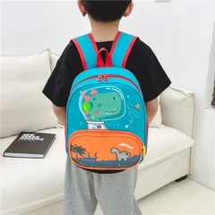 Balo cho bé đi học mẫu giáo 3-6 tuổi họa tiết Khủng Long Phi Hành Gia - Space Dinosaur đáng yêu