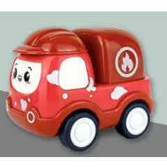 Bộ 6 Xe Hơi Đồ Chơi Mini Họa tiết Hoạt Hình Xây Dựng có Dây Cót Cho Bé