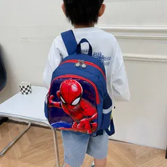 Balo Người Nhện Mặt Cứng 3D nổi cho bé đi học mầm non mẫu giáo từ 3 - 5 tuổi