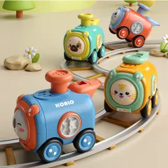 Xe đồ chơi Chạy Đà có Còi họa tiết hoạt hình Thú Đáng Yêu cho Bé