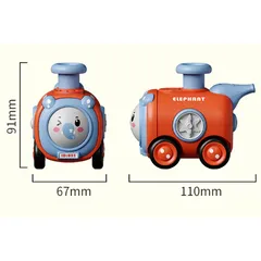 Xe đồ chơi Chạy Đà có Còi họa tiết hoạt hình Thú Đáng Yêu cho Bé
