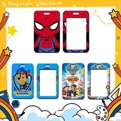 Bao Đựng Thẻ Hình Hoạt Hình Người Nhện Spider Man Đội Chó cứu Hộ Paw Patrol