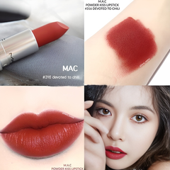 Son MAC Powder Kiss Lipstick Devoted To Chili đỏ ớt 240764