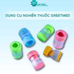 Dụng Cụ Nghiền Thuốc GREETMED An Toàn Cho Trẻ - Giúp Bé Uống Thuốc Dễ Dàng Với Nhiều Màu Sắc Ngẫu Nhiên