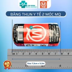 Hộp 12 Cuộn Băng Thun 3IN Quang Mậu - Chất Liệu Cotton Cao Cấp, Độ Co Dãn 200% Hỗ Trợ Chữa Trị Chấn Thương và Cố Định Khớp