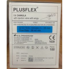 Kim Luồn Tĩnh Mạch PLUSFLEX 22G - Hộp 100 Cái, Sắc Nhọn, Siêu Mỏng, Dễ Tiêm - Thiết Bị Y Tế Chất Lượng Cao