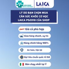 Cân Sức Khỏe Điện Tử Laica PS2018 - Cân Gia Đình Chính Xác Đến 130Kg, Thương Hiệu Ý, Thiết Kế Hiện Đại, Dễ Dàng Sử Dụng