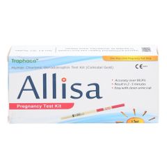 Que Thử Thai Allisa Traphaco Chính Hãng - Xác Định Thai Sớm Nhanh Chóng, Đơn Giản, Chính Xác Trong 7-10 Ngày - Hộp 1 Que