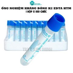 Ống Nghiệm Kháng Đông 2ml EDTA VMA Hồng Thiện Mỹ - Thiết Bị Xét Nghiệm Huyết Học Chính Xác Tiêu Chuẩn ISO 13485