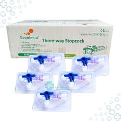 Khóa Ba Chạc Y Tế Greetmed - Bộ 50 Chiếc Dụng Cụ Mix Tinh Chất An Toàn, Đạt Tiêu Chuẩn ISO, Không Độc Tố