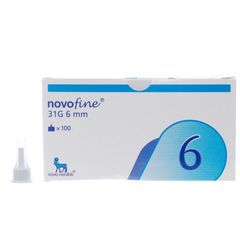 Kim tiêm insulin Novofine 31G 6mm - Kim tiêm vô trùng cho bút tiêm Novo Nordisk, sản phẩm chăm sóc sức khỏe chính xác và an toàn