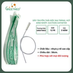 Dây Truyền Thải Độc Đại Tràng Enema Gerson GREETMED® Size 10-12 - Thiết Bị Y Tế An Toàn, Chuyên Dụng Súc Rửa Đại Tràng