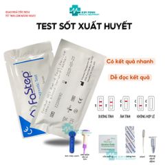Que thử test nhanh Sốt xuất huyết Dengue phát hiện Kháng Nguyên NS1Ag Fastep
