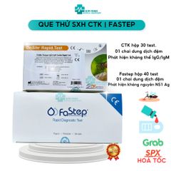 Que Thử Test Nhanh Sốt Xuất Huyết NS1 Ag & Kháng Thể IgG/IgM CTK - Hộp 30/40 Que Xét Nghiệm Chất Lượng Cao