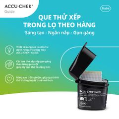 Que Thử Đường Huyết ACCU-CHEK® Guide - Hộp 25 Que, Độ Chính Xác ISO 15197:2013, Hàng Chính Hãng