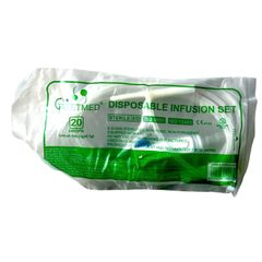 Dây truyền dịch kim cánh bướm Greetmed 22g - Thiết bị y tế an toàn, chính xác cho bệnh nhân truyền tĩnh mạch, dễ sử dụng, không độc hại