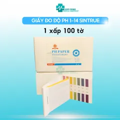 Giấy Quỳ Tím - Giấy Đo Độ pH 1-14, 100 Tờ, Phân Biệt Axit/Bazơ Nhanh Chóng, Hỗ Trợ Kiểm Tra Sức Khỏe, Dễ Sử Dụng