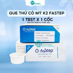 Que Thử Nhanh K2 - Thử Nghiệm Cannabinoid Tổng Hợp Trong Nước Tiểu - Fastep Chính Hãng, Định Tính, Dễ Dàng Sử Dụng