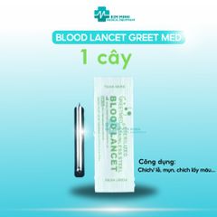 Kim Lấy Mụn Greetmed - Kim Chích Máu An Toàn và Tiệt Trùng, Dùng Trong Xét Nghiệm và Chăm Sóc Da, Lẻ 1 Cây