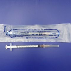 Bơm Kim Tiêm 1cc/1ml VINAHANKOOK - 100 Chiếc Vô Trùng, Sử Dụng Một Lần, An Toàn Trong Ngành Y Tế