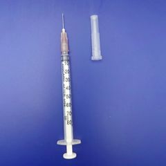 Bơm Kim Tiêm 1cc/1ml VINAHANKOOK - 100 Chiếc Vô Trùng, Sử Dụng Một Lần, An Toàn Trong Ngành Y Tế