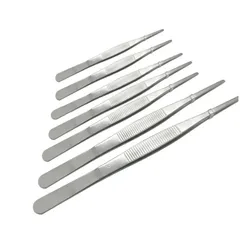 Nhíp Gắp Y Tế Pakistan 18cm, 12cm - Nhíp Phẫu Thuật Thép Không Gỉ, Chất Lượng Cao Dùng Trong Y Tế và Gia Đình